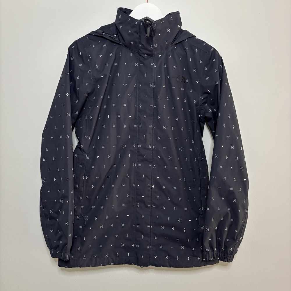 The North Face Rain Jacket Resolve Parka Navy Blue Urban Women's Small Travel